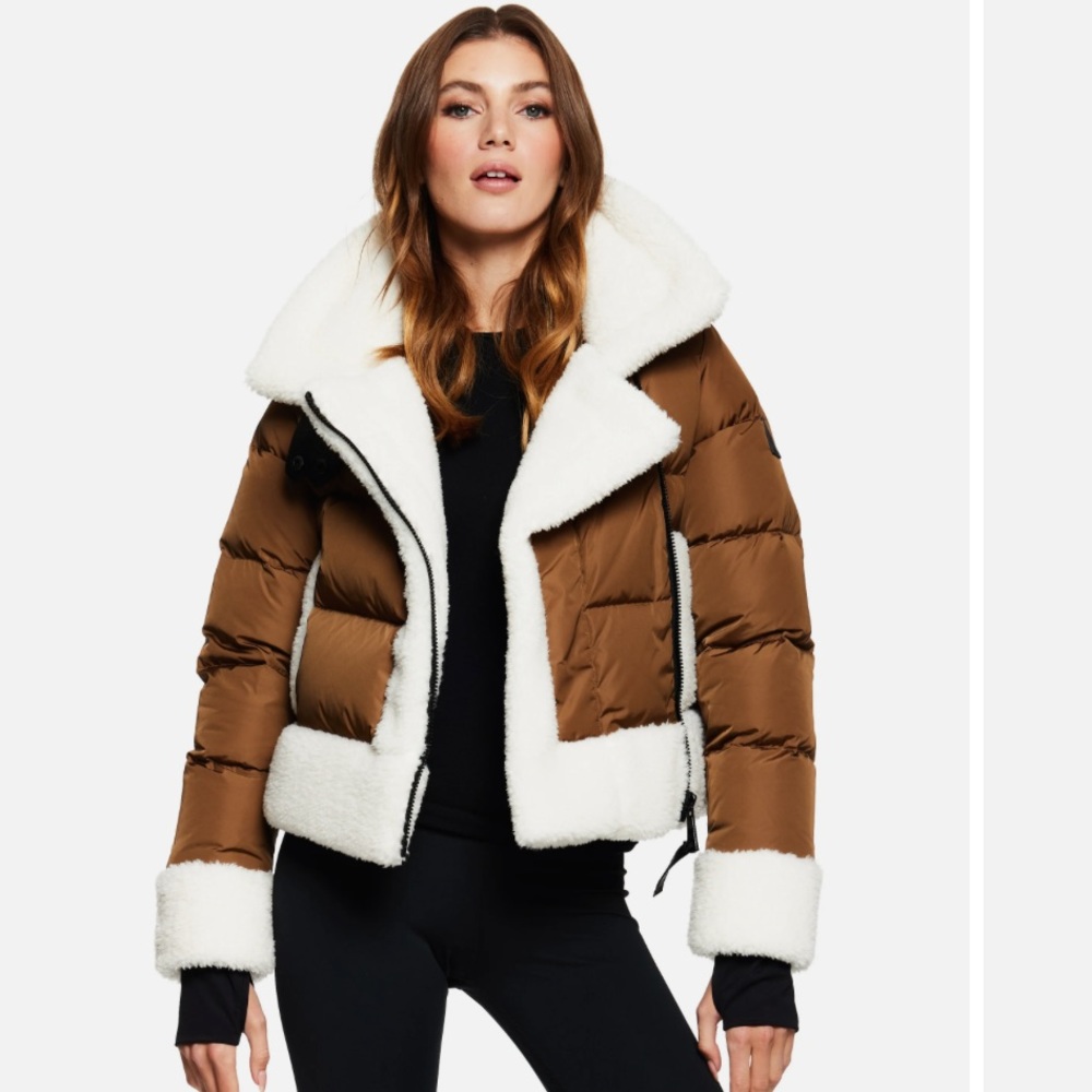 SAM. Bianca Sherpa Trim Down Puffer Jacket